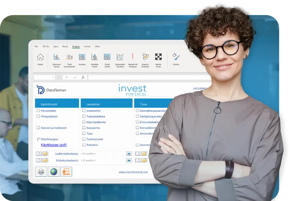 Invest for Excel dashboard banner